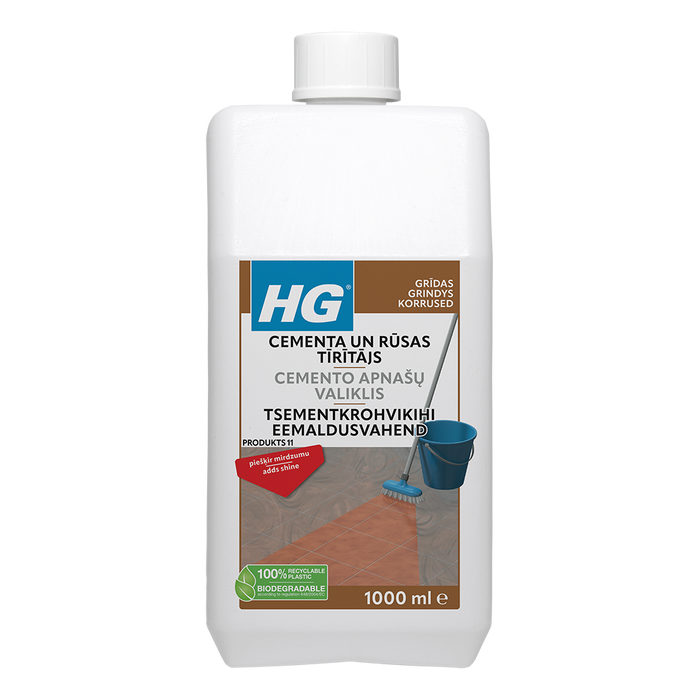 HG tile cement grout film remover - 1L