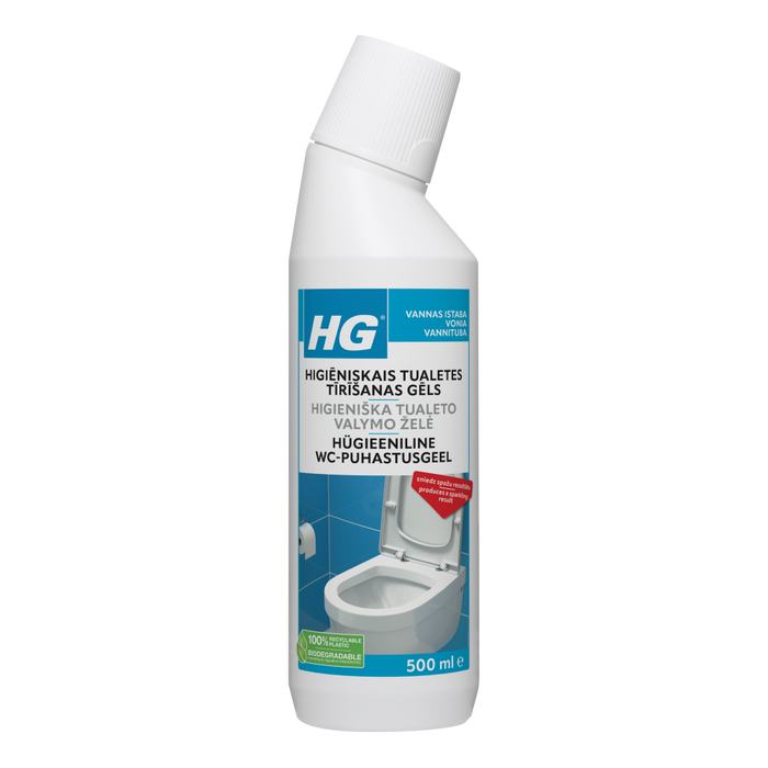 HG toilet cleaner gel hygienic - 500 ml
