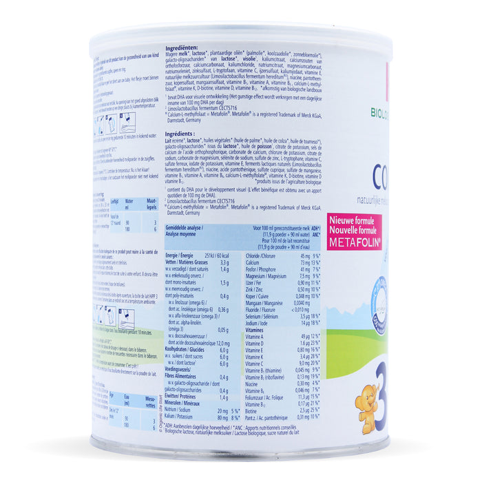 HiPP Dutch Stage 3 Ingredients Nutritional Information