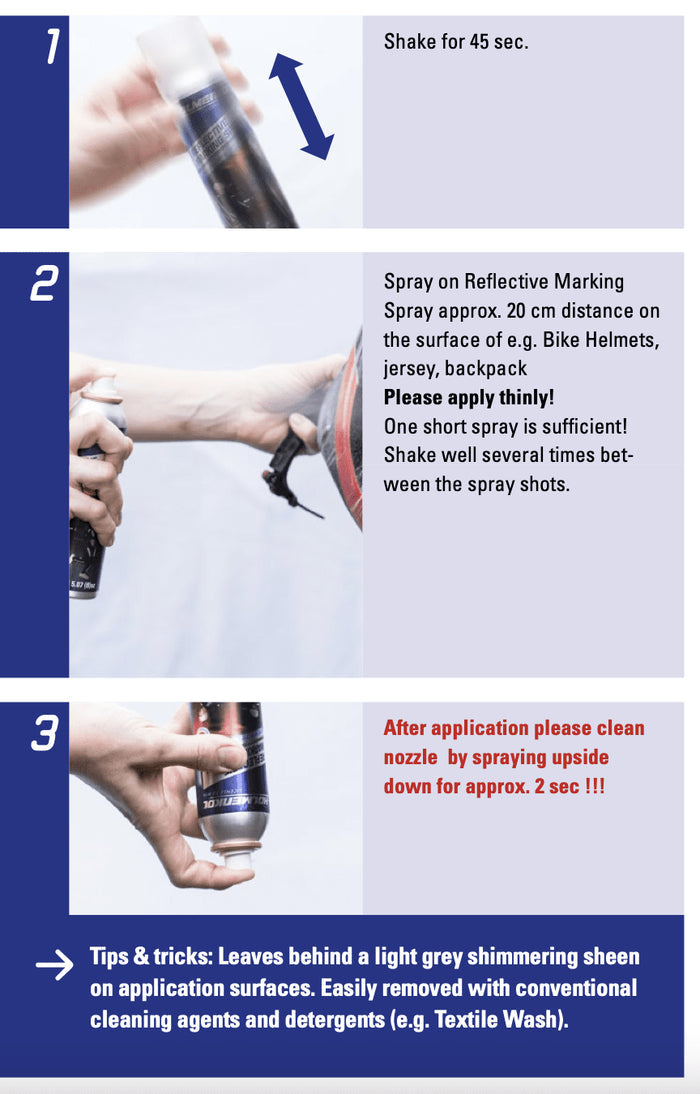HOLMENKOL reflective marking spray 150ml - HOLMENKOL - Evelostore