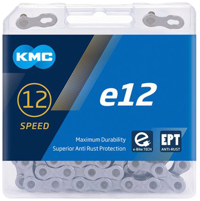 KMC e12 Ti-N E-Bike Chain 12-speed - silver
