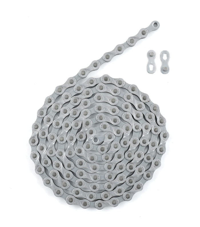 KMC e9 E-Bike 9-speed Chain - Silver with QuickLink
