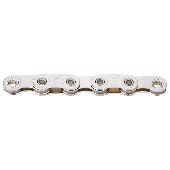 KMC X FLAT Chain - WAXED | Flat-Top | Nickel Plated | 12/13-speed - silver