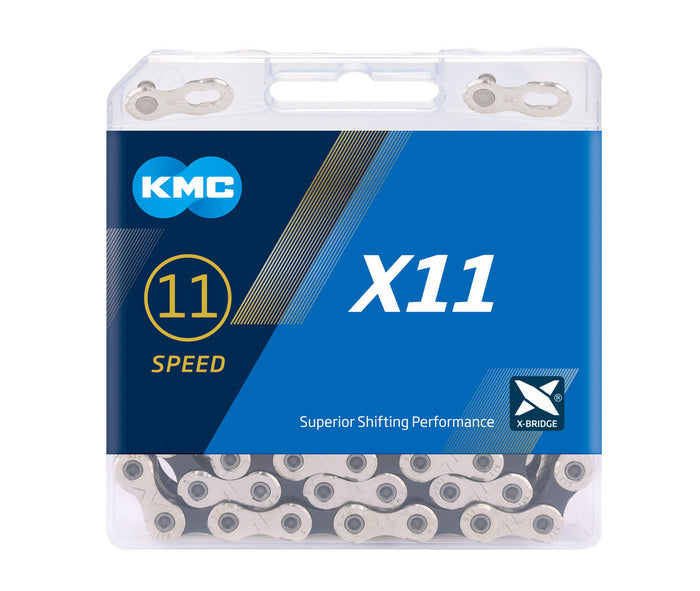 KMC X11 Chain - 11-speed - silver/black with QuickLink