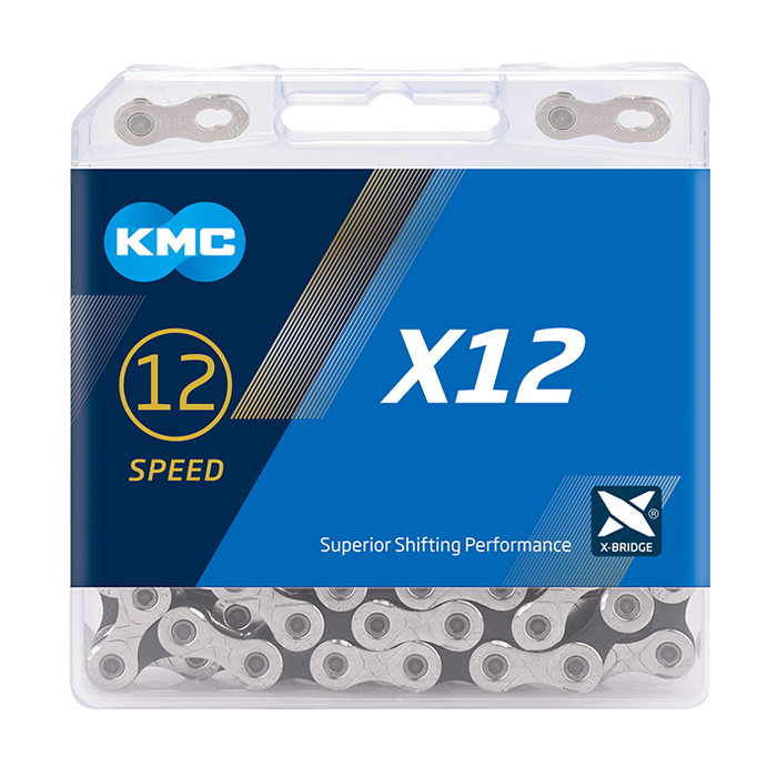 KMC X12 Chain 12-speed - silver/black