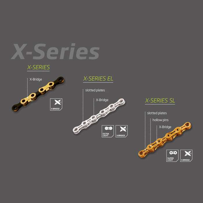 KMC X12 Ti-N Chain - 12-speed - gold