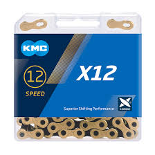 KMC X12 Ti-N Chain - 12-speed - gold/black