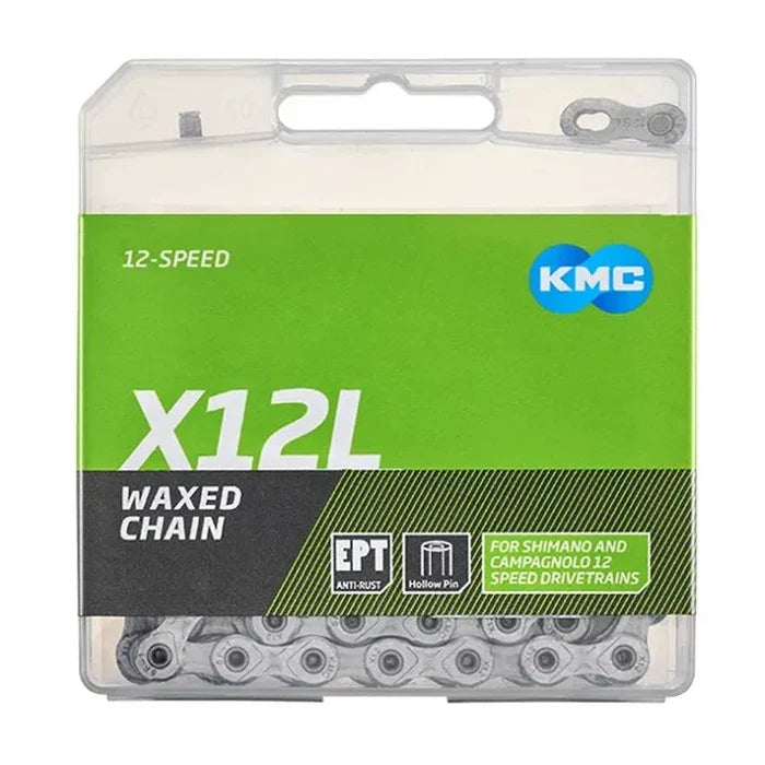 KMC X12L Chain - WAXED | 12-Speed - silver