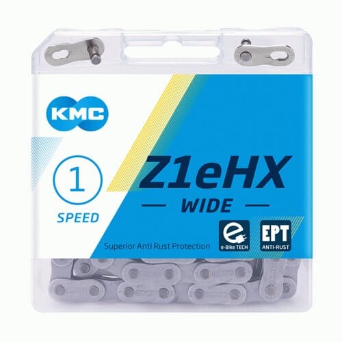 KMC Z1eHX Wide EPT E-Bike Single Speed Chain - grey
