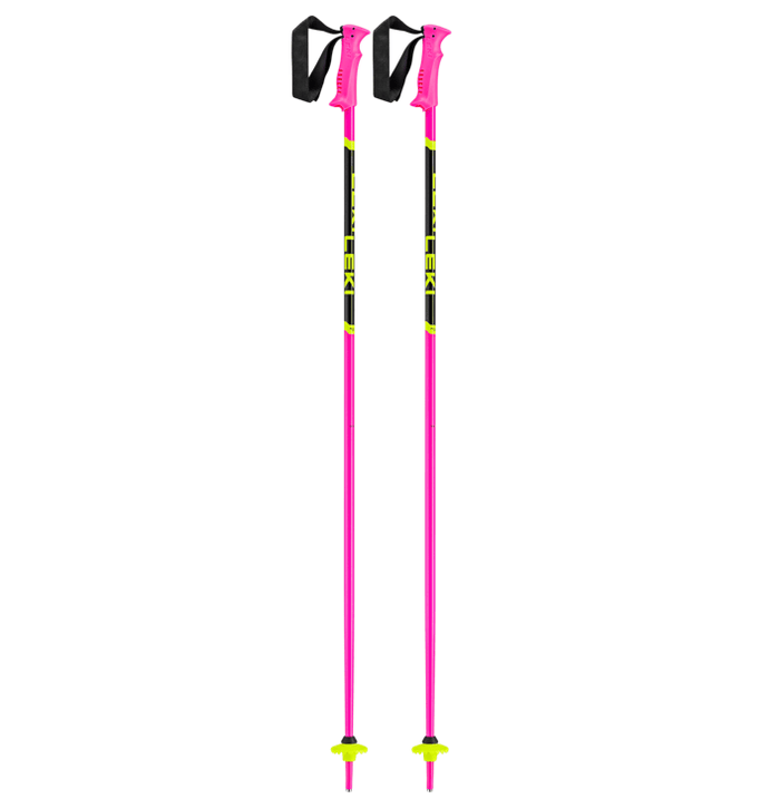 LEKI RACING Kids poles - neon pink - LEKI - Evelostore