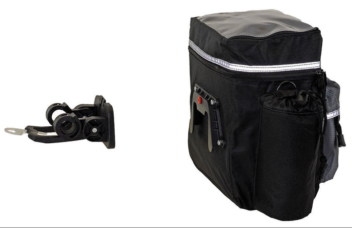 M-WAVE REFLEX Handlebar bag - black