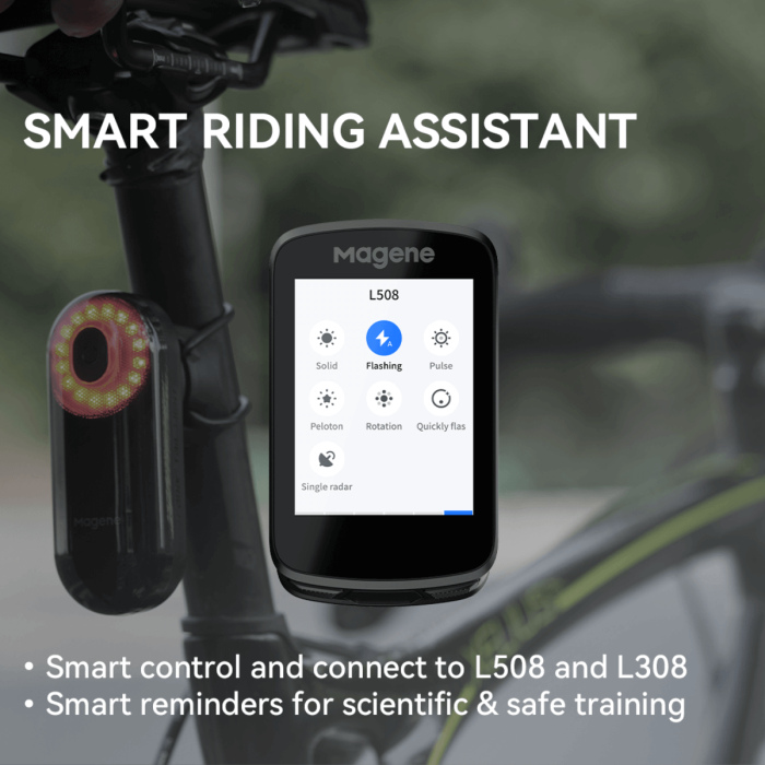 MAGENE C506 Smart GPS Bike Computer - black
