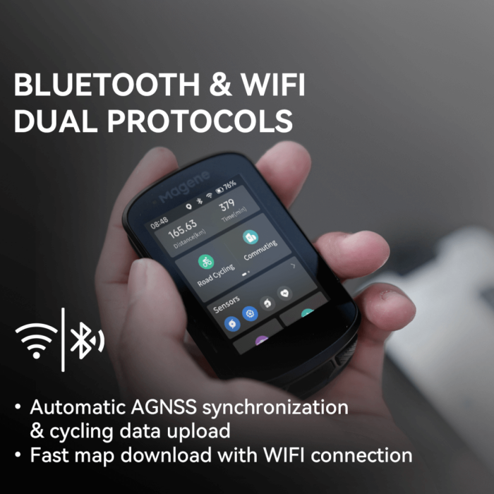 MAGENE C506 Smart GPS Bike Computer - black