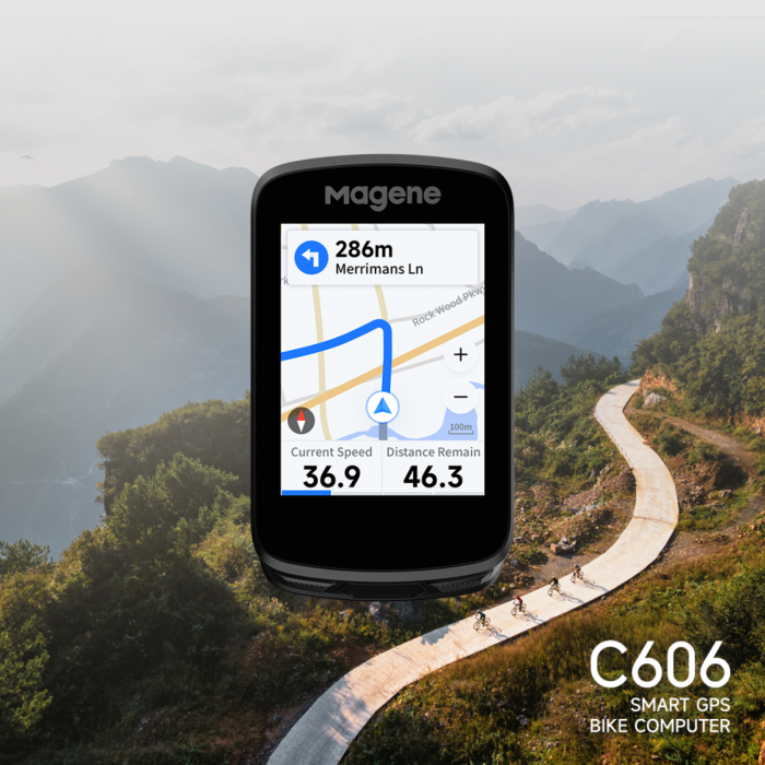 MAGENE C606 Smart GPS Bike Computer - black