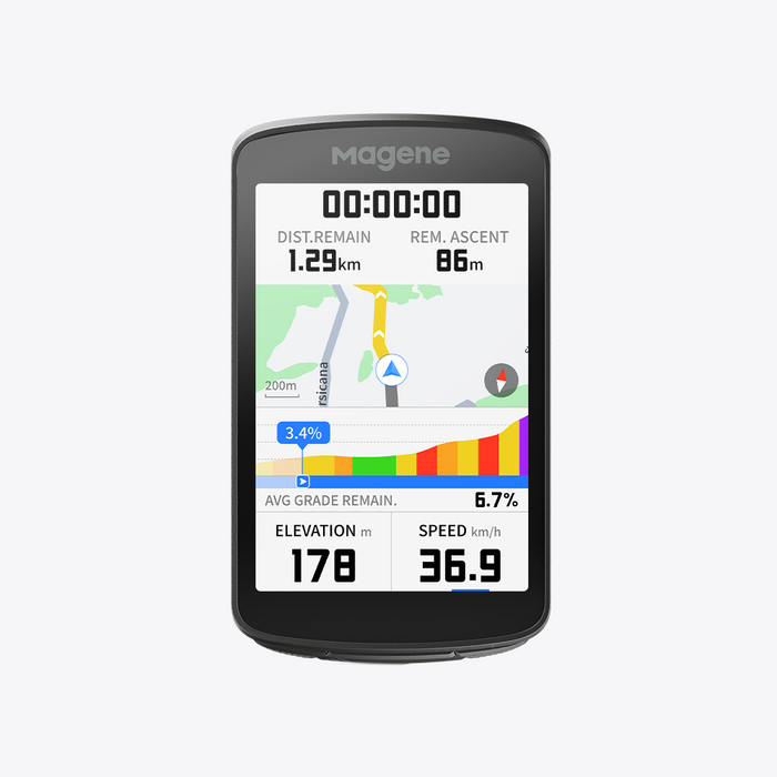MAGENE C706 Smart GPS Bike Computer - black
