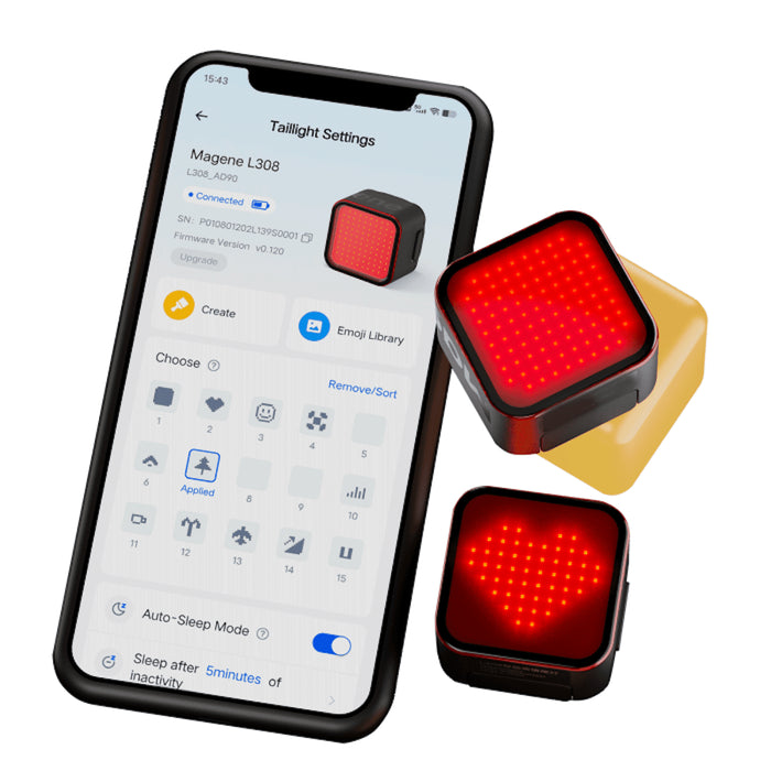 MAGENE L308 rear light - seatpost mount - MAGENE - Evelostore