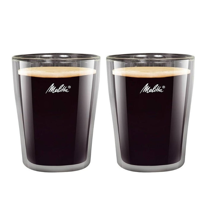 MELITTA double glass cups - 200ml - MELITTA - Evelostore