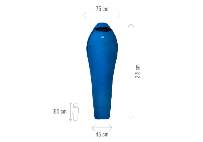 MILLET BAIKAL 750 REG sleeping bag - orange - MILLET - Evelostore