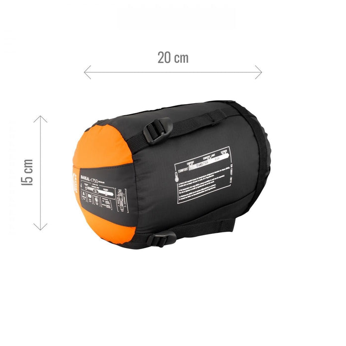 MILLET BAIKAL 750 REG sleeping bag - orange - MILLET - Evelostore