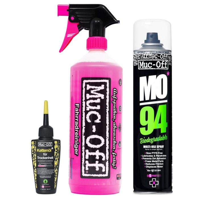 MUC - OFF Wash Protect and Dry Lube Kit - MUC OFF - Evelostore