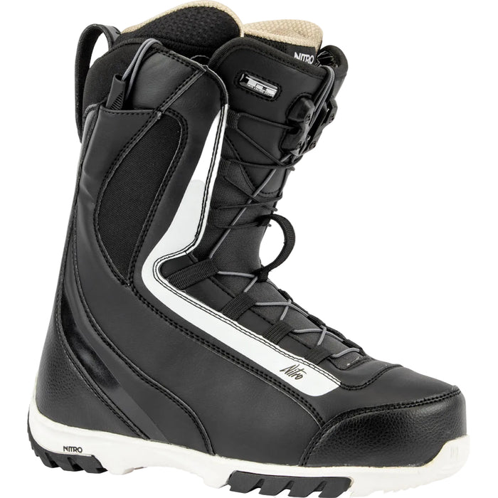 NITRO CUDA TLS snowboard boots - black/white - NITRO - Evelostore
