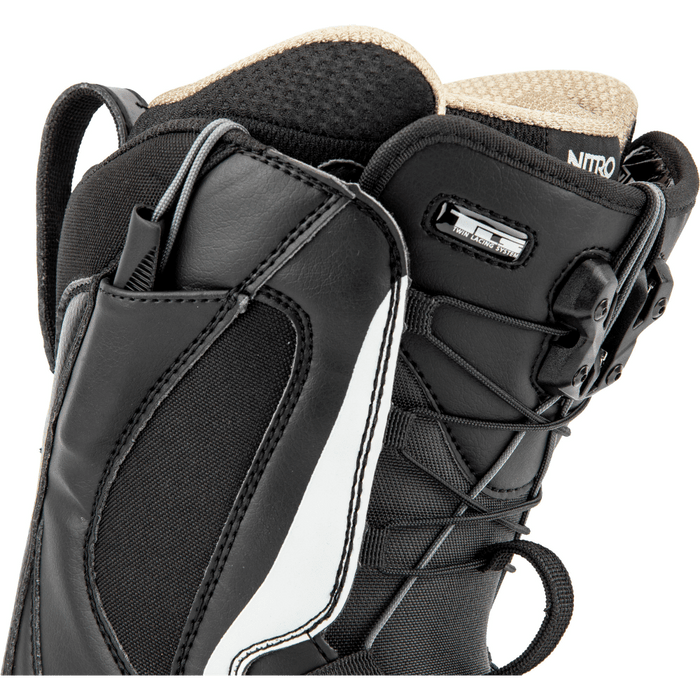 NITRO CUDA TLS snowboard boots - black/white - NITRO - Evelostore