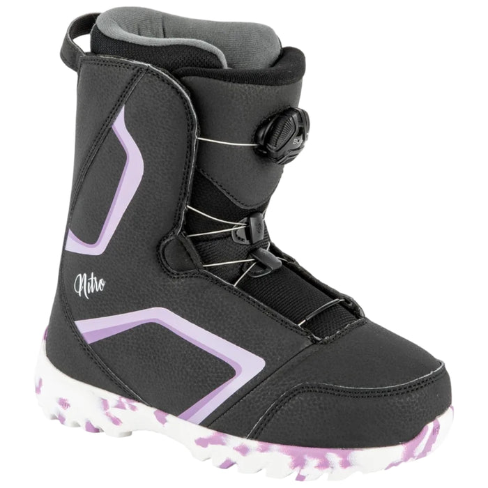 NITRO DROID BOA snowboard boots - black/purple - NITRO - Evelostore