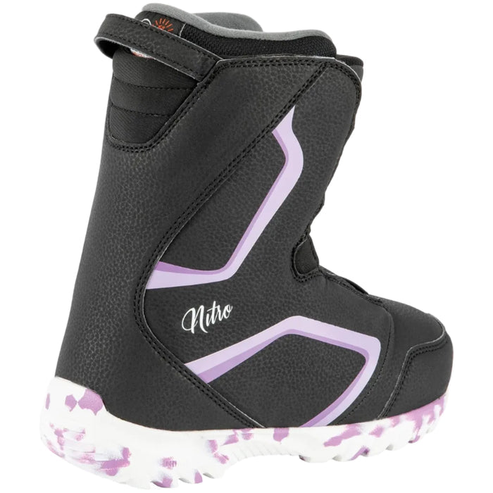 NITRO DROID BOA snowboard boots - black/purple - NITRO - Evelostore
