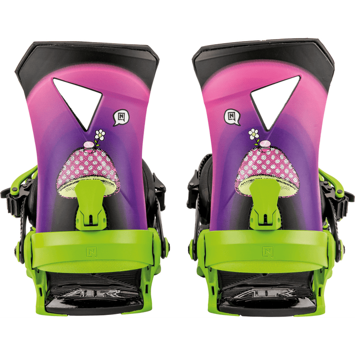 NITRO ZERO HAPPY PLACE snowboard bindings - green/violet - NITRO - Evelostore