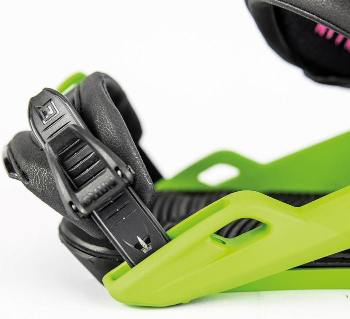 NITRO ZERO HAPPY PLACE snowboard bindings - green/violet - NITRO - Evelostore