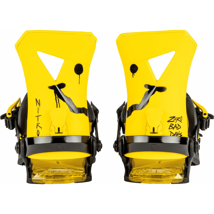 NITRO ZERO snowboard bindings - yellow/black - NITRO - Evelostore