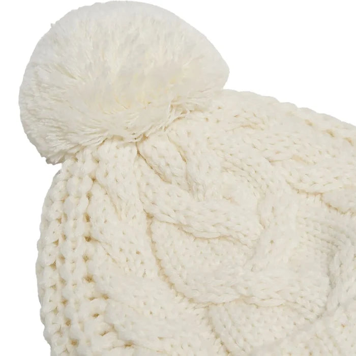 OAKLEY HARPER POM knitted beanie - white - OAKLEY - Evelostore