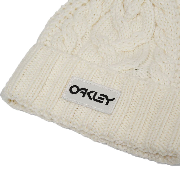 OAKLEY HARPER POM knitted beanie - white - OAKLEY - Evelostore