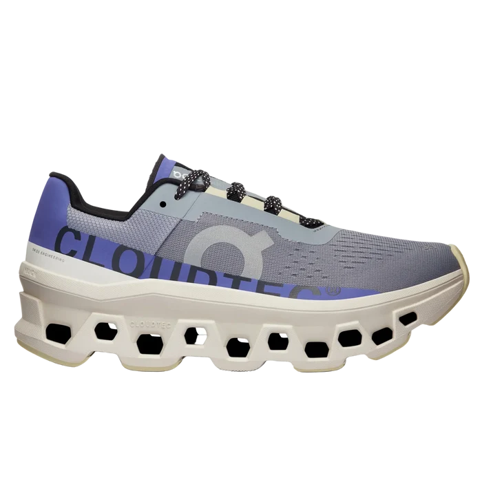 ON CLOUDMONSTER W Road running shoes - light blue/violet/white