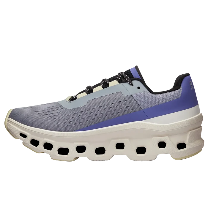 ON CLOUDMONSTER W Road running shoes - light blue/violet/white