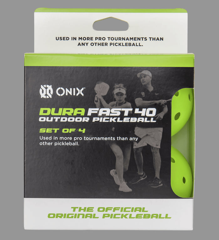 ONIX DURA FAST - 40 pickleballs 4 pack - neon green - ONIX - Evelostore