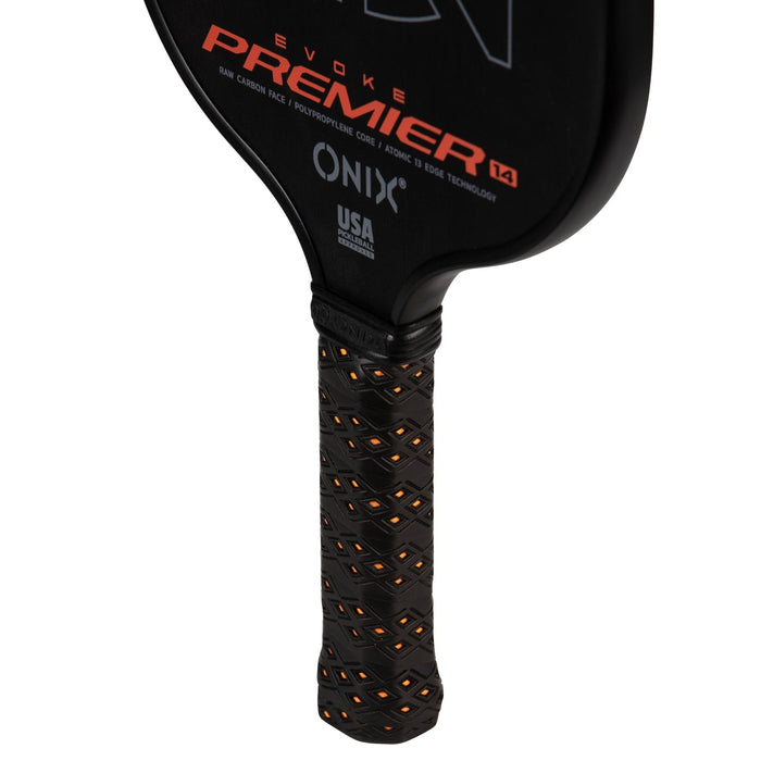 ONIX EVOKE PREMIER PRO RAW CARBON FIBER PICKLEBALL 14 paddle - black - ONIX - Evelostore