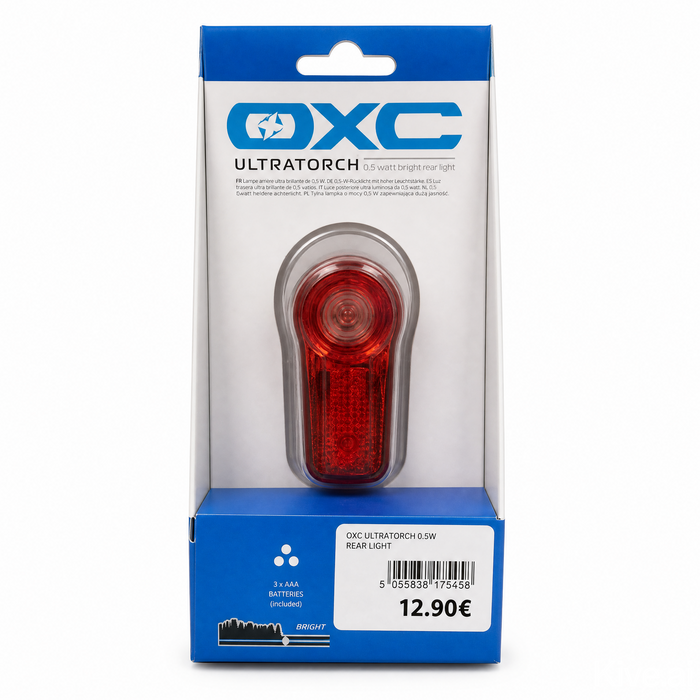 OXC ULTRATORCH 0.5WATT Rear light - black