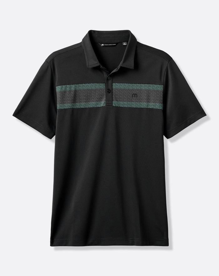 Performance Pique Chest Stripe Youth Polo
