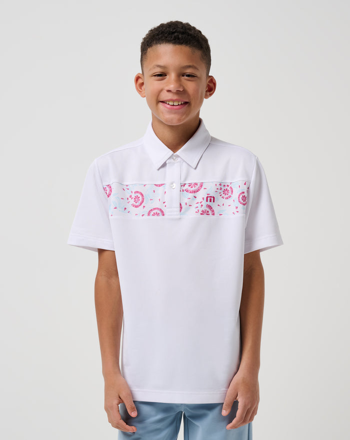 Performance Pique Flourish Youth Polo