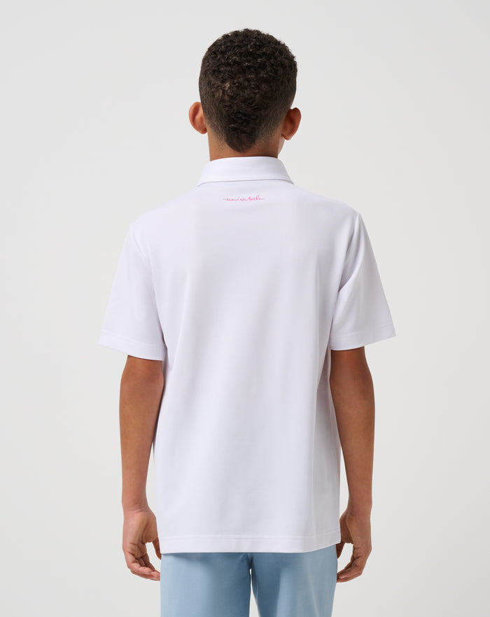 Performance Pique Flourish Youth Polo