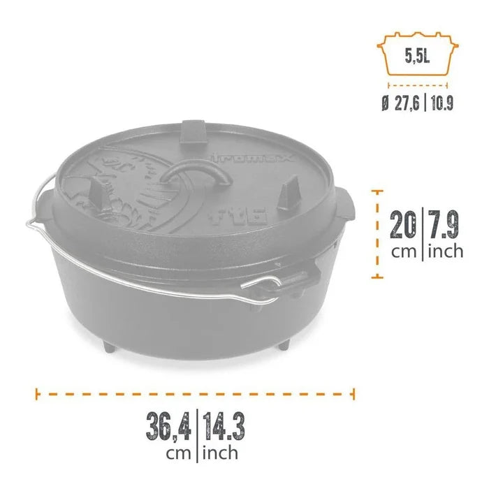 PETROMAX Dutch oven 5,5l