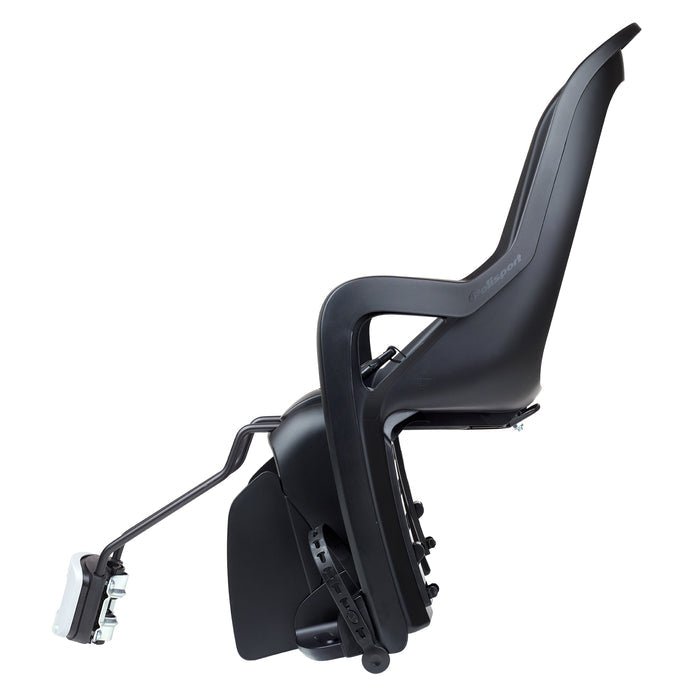 POLISPORT GROOVY Maxi FF 29" Child bike seat for Frame - black/dark grey - POLISPORT - Evelostore