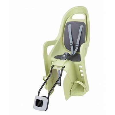 POLISPORT GROOVY Maxi FF 29" Child bike seat for Frame - Green - POLISPORT - Evelostore
