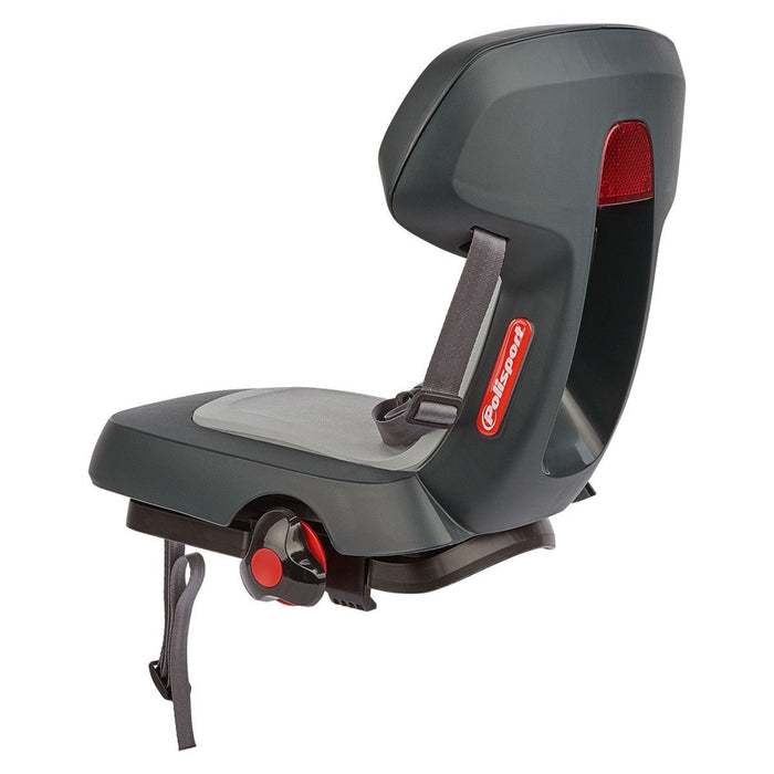 POLISPORT GUPPY JUNIOR Child bike seat for rack - black - POLISPORT - Evelostore