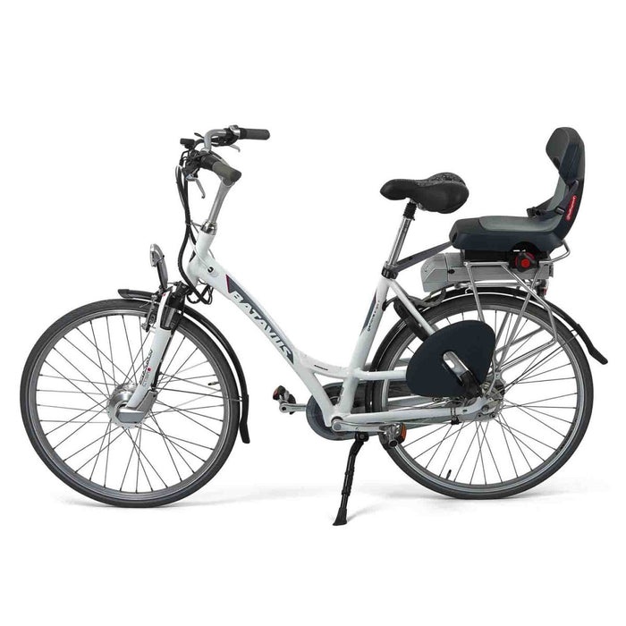 POLISPORT GUPPY JUNIOR Child bike seat for rack - black - POLISPORT - Evelostore