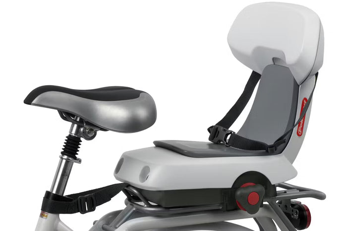 POLISPORT GUPPY JUNIOR Child bike seat for rack - white