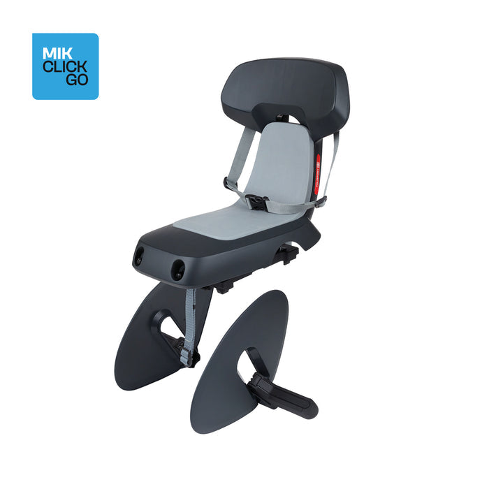 POLISPORT GUPPY Junior MIK - HD Child bike seat - grey - POLISPORT - Evelostore