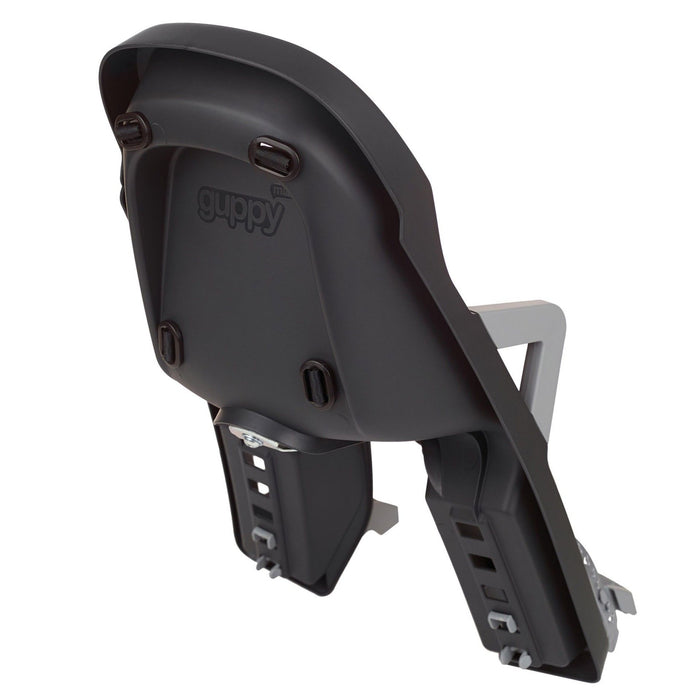 POLISPORT GUPPY MINI+ Child bike seat for Frame - dark grey - POLISPORT - Evelostore