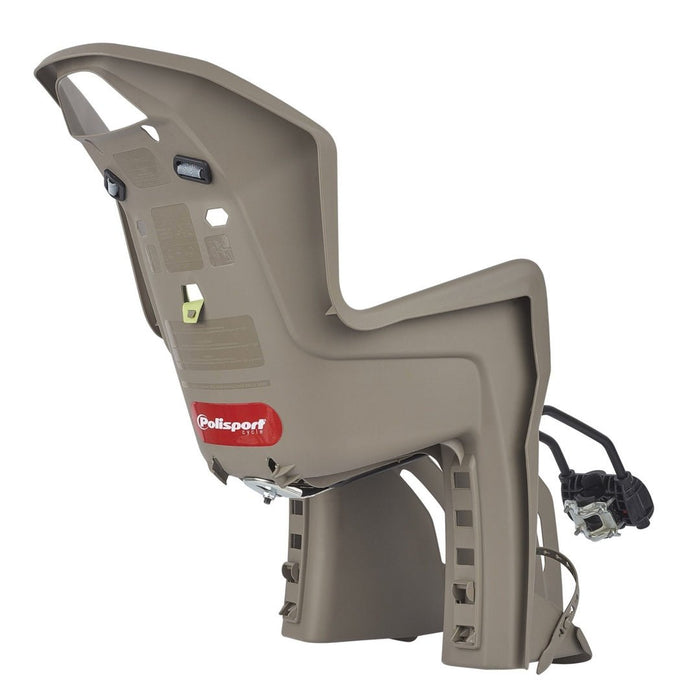 POLISPORT KOOLAH FF child seat - brown/green - POLISPORT - Evelostore